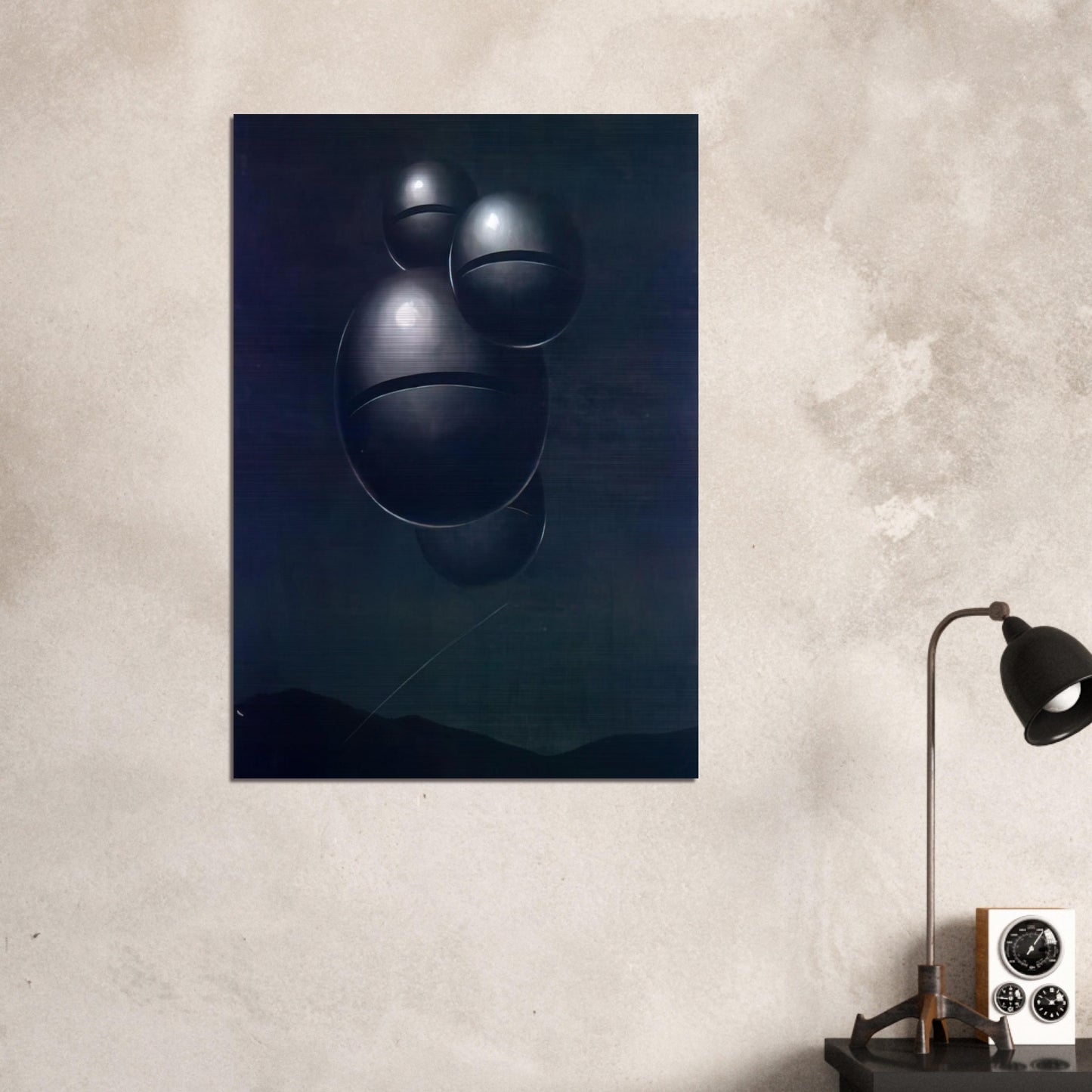 THE VOICE OF SPACE 1928 1 - Rene Magritte Brushed Aluminum Print - 70x100 cm / 28x40 inches | Rene Magritte Aluminum Print | Rene Magritte Prints