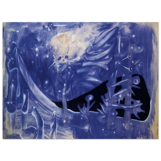 Roberto Matta - BLUE COMPOSITION 1937  75x100 cm / 30x40inches Fine Art Poster