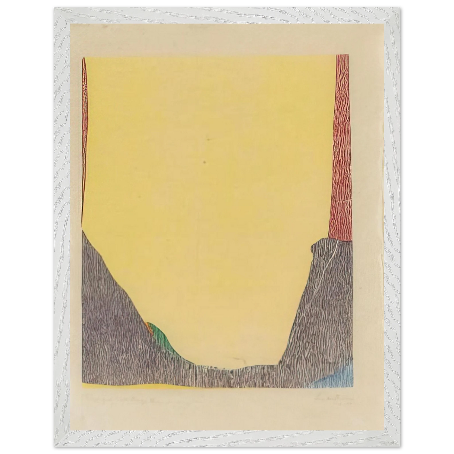 Helen Frankenthaler - East and Beyond - 1973 Wall art - 60x80 cm / 24x32 inches - Fine Art Poster-canvas - -