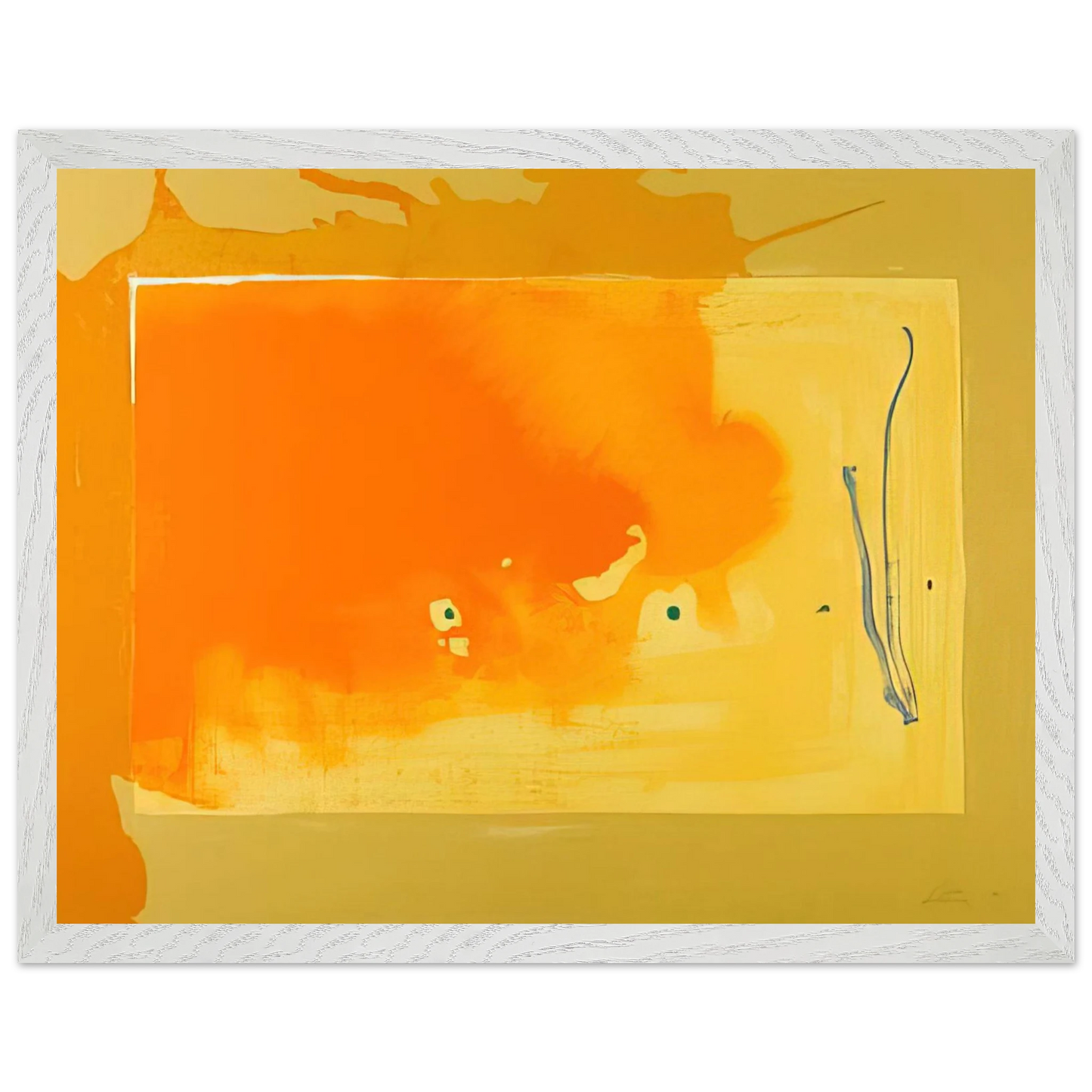 Helen Frankenthaler - Bilbao - 1998 Wall art - 21x29.7 cm / 8x12" - Fine Art Poster-canvas - -