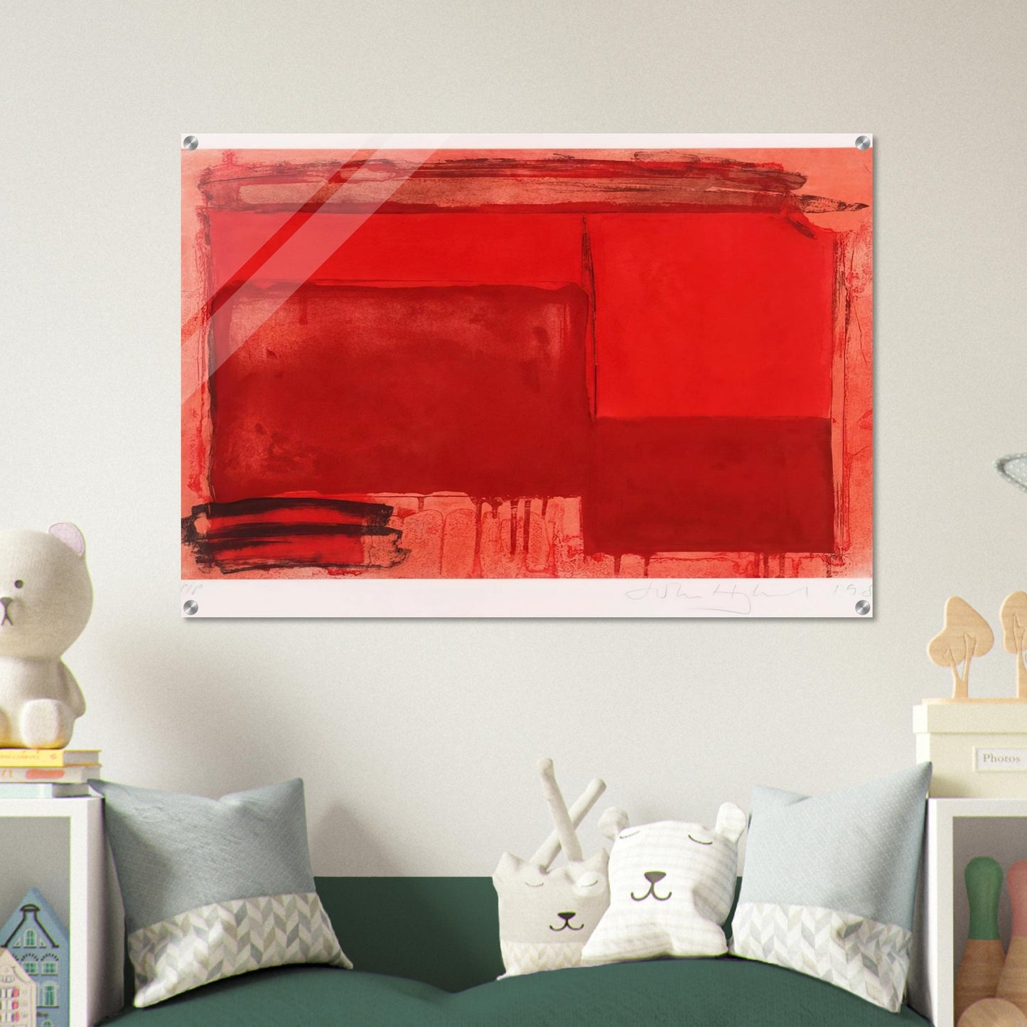 Tembi - 1980 - John Hoyland Acrylic Print - 70x100 cm / 28x40″ inches | John Hoyland Wall Art | John Hoyland Prints