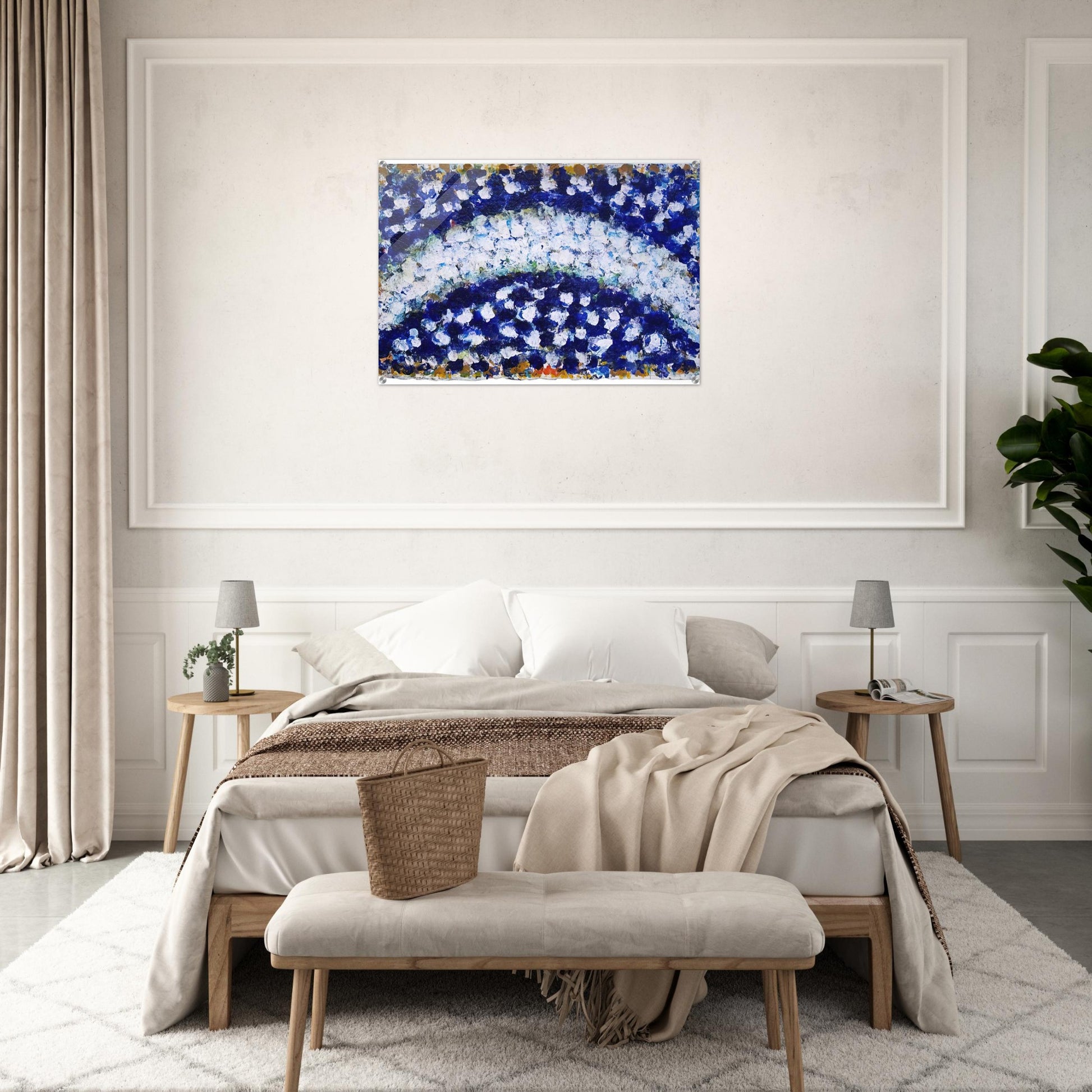 Intensive Crescent - 1985 - Richard Pousette-Dart Acrylic Print - 70x100 cm / 28x40″ inches