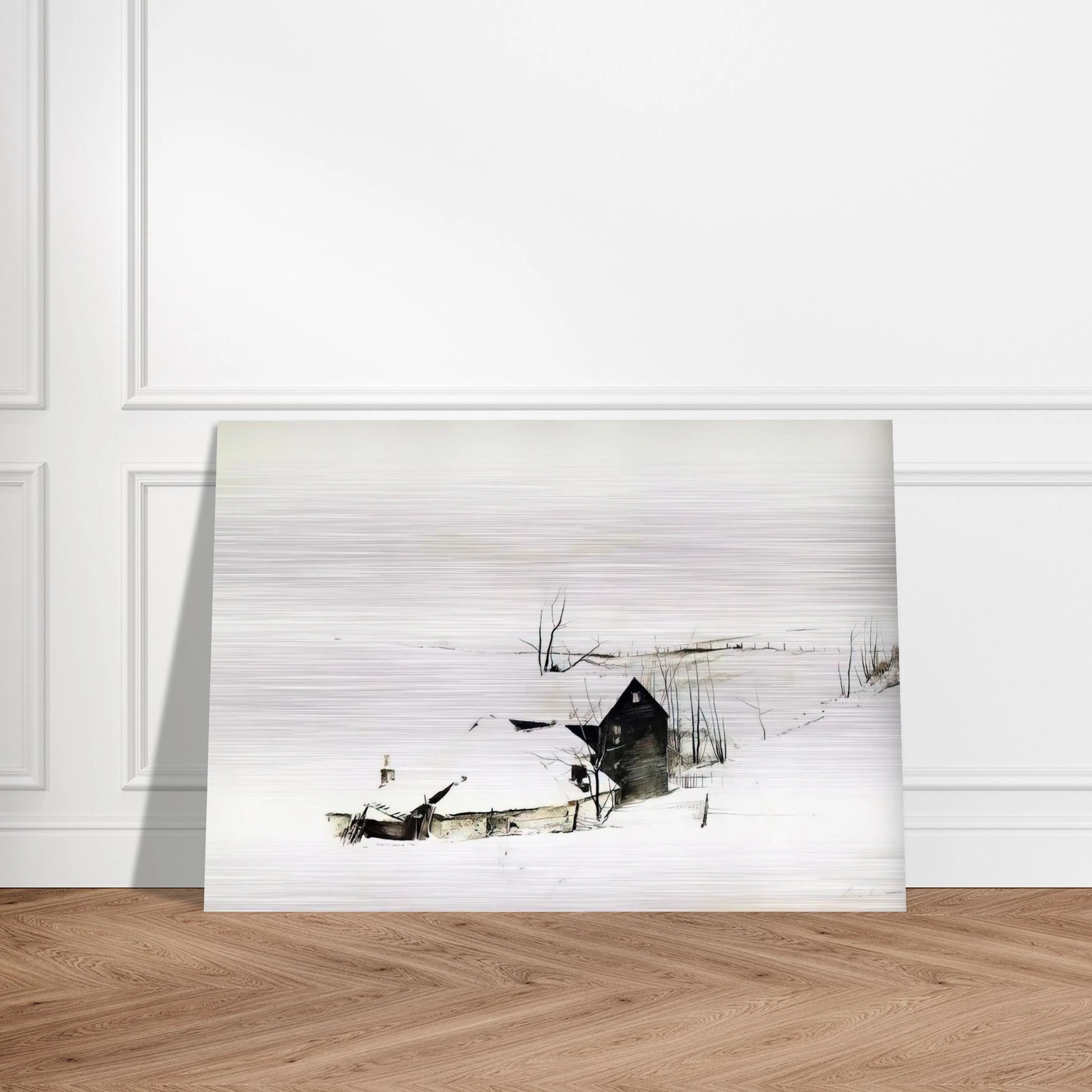 THE CORNER - Andrew Wyeth Brushed Aluminum Print - 70x100 cm / 28x40 inches | Andrew Wyeth Aluminum Print | Andrew Wyeth Prints