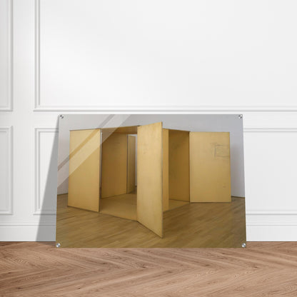 Prototype for Revolving Vane - 1968 - Charlotte Posenenske Acrylic Print - 70x100 cm / 28x40″ inches