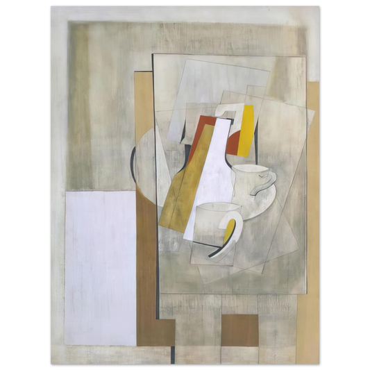 Ben Nicholson - 1945 still life - 1945  75x100 cm / 30x40inches Fine Art Poster