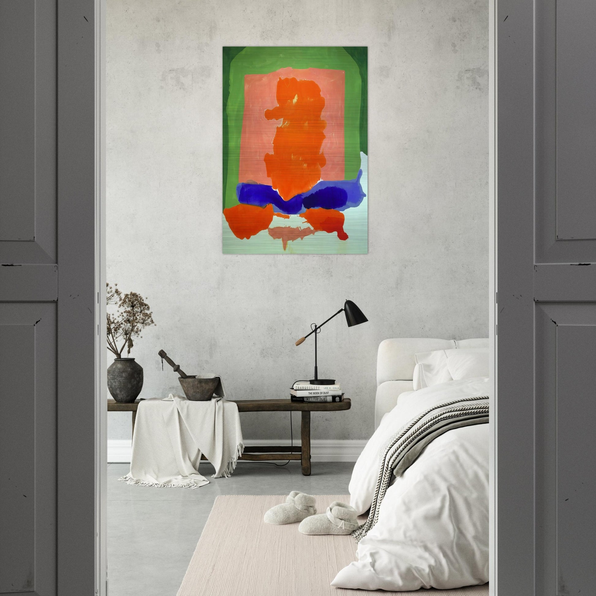 Small s Paradise - 1964 - Helen Frankenthaler Brushed Aluminum Print - 70x100 cm / 28x40 inches | Helen Frankenthaler Aluminum Print | Helen Frankenthaler Prints