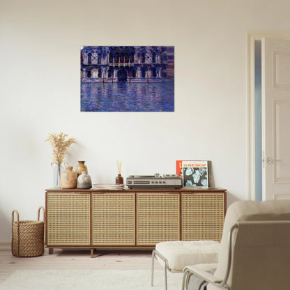 Palazzo Contarini - claude monet Brushed Aluminum Print - 70x100 cm / 28x40 inches | claude monet Aluminum Print | claude monet Prints
