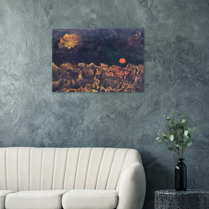 Praise to Tanguy - Max Ernst Brushed Aluminum Print - 70x100 cm / 28x40 inches | Max Ernst Aluminum Print | Max Ernst Prints