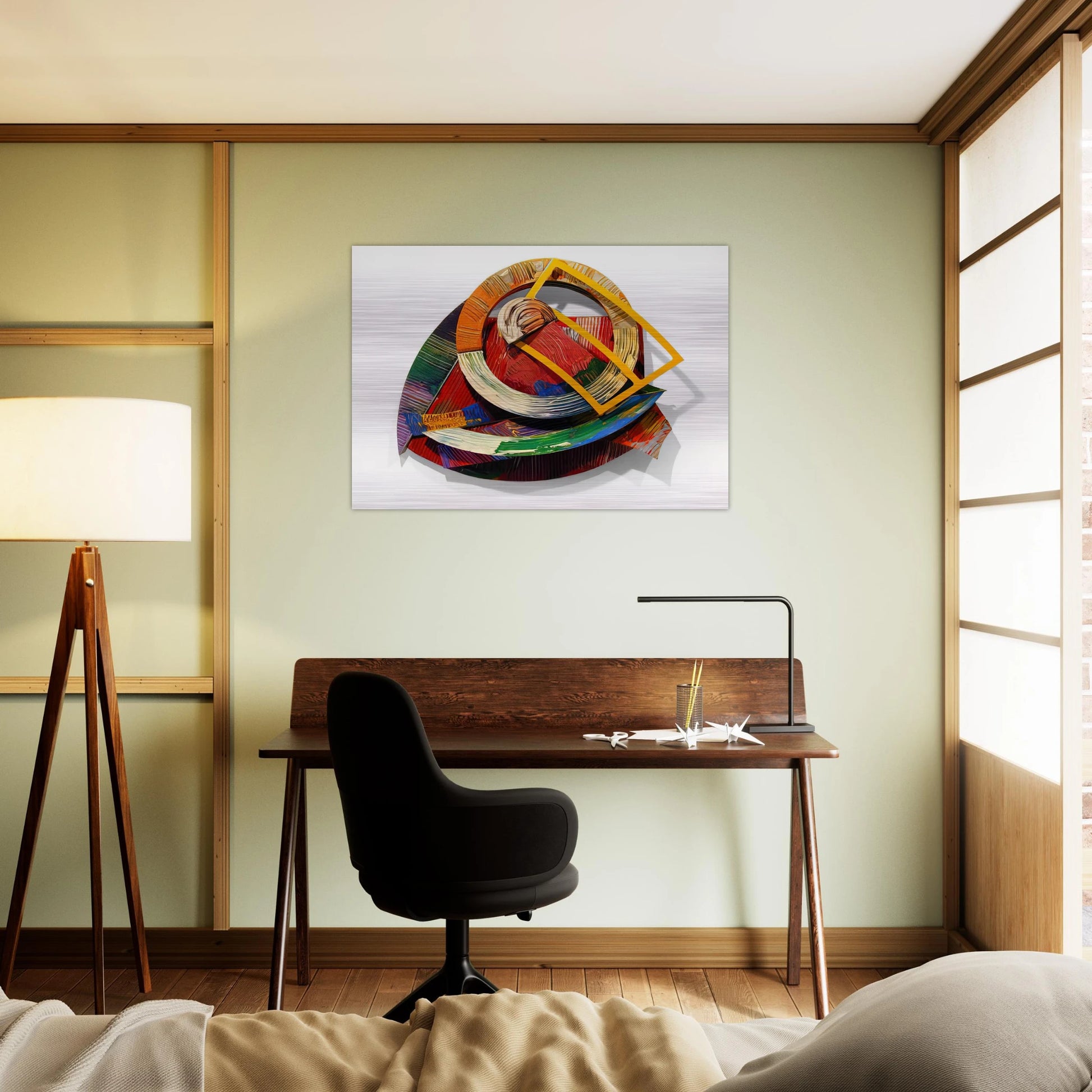 Chehaw - Sam Gilliam Brushed Aluminum Print - 70x100 cm / 28x40 inches | Sam Gilliam Aluminum Print | Sam Gilliam Prints