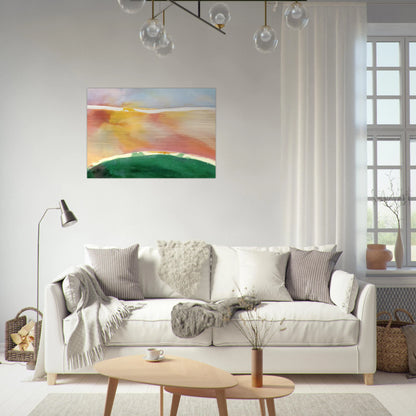 Bay Breeze - 1969 - Ronnie Landfield Brushed Aluminum Print - 70x100 cm / 28x40 inches | Ronnie Landfield Aluminum Print | Ronnie Landfield Prints
