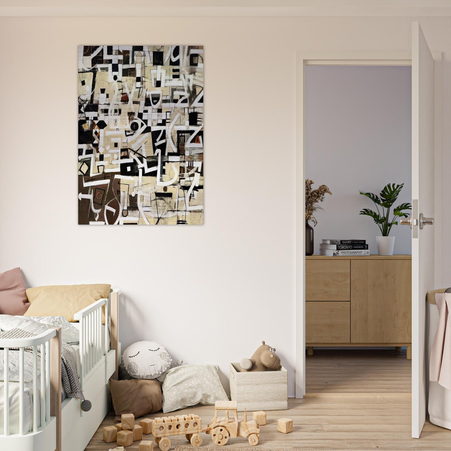 Number 20 - 1949 - Bradley Walker Tomlin Brushed Aluminum Print - 70x100 cm / 28x40 inches | Bradley Walker Tomlin Aluminum Print | Bradley Walker Tomlin Prints