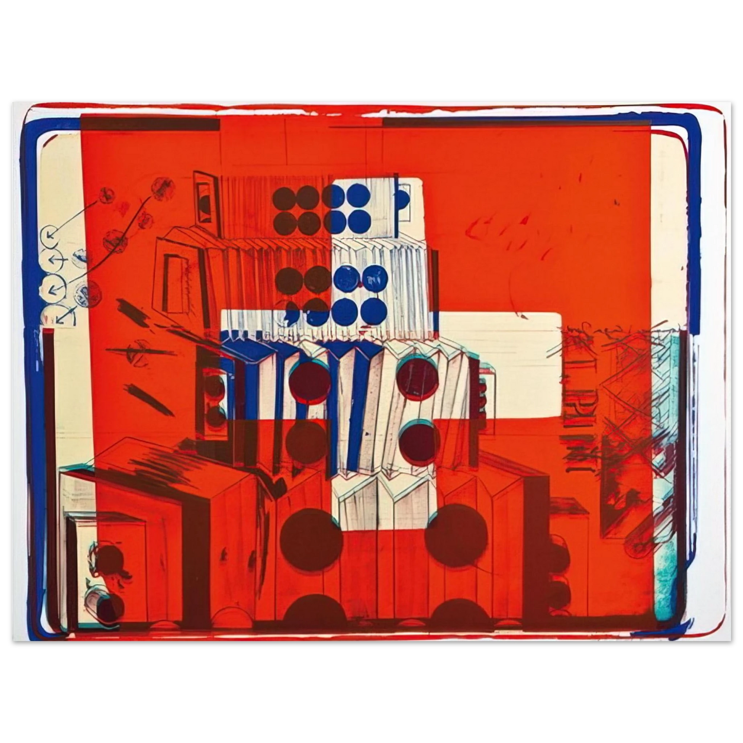 Dieter Roth - Ars Alpina I - 1972  75x100 cm / 30x40inches Fine Art Poster