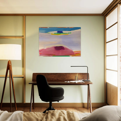 Leveling - 1973 - Helen Frankenthaler Brushed Aluminum Print - 70x100 cm / 28x40 inches | Helen Frankenthaler Aluminum Print | Helen Frankenthaler Prints