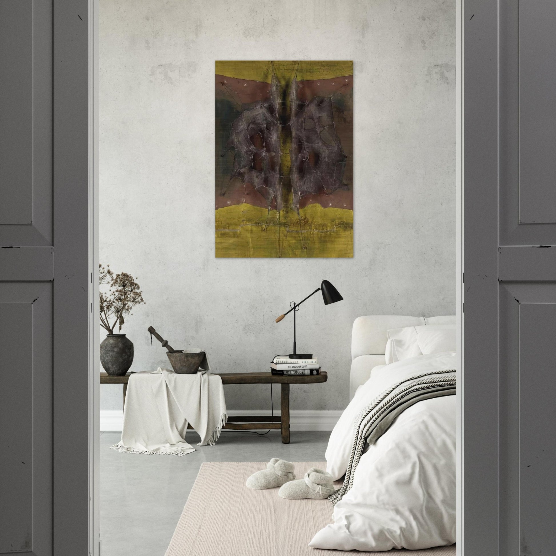 Metamorphosis Medieval - 1961 - Manuel Rivera Brushed Aluminum Print - 70x100 cm / 28x40 inches | Manuel Rivera Aluminum Print | Manuel Rivera Prints