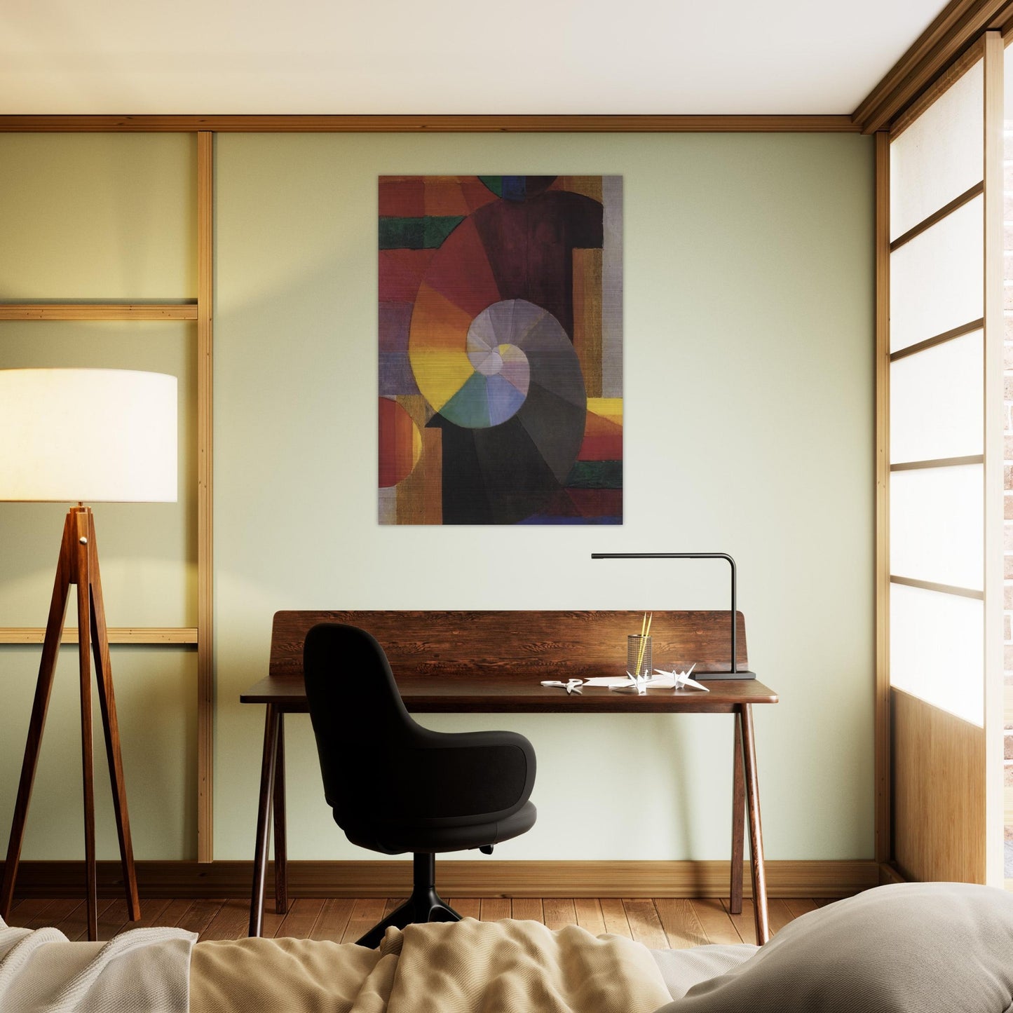 The Meeting - Johannes Itten Brushed Aluminum Print - 70x100 cm / 28x40 inches | Johannes Itten Aluminum Print | Johannes Itten Prints