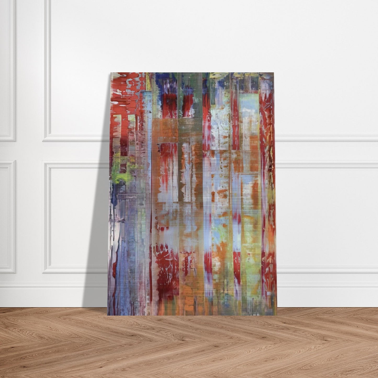 ABSTRACT BILDING - Gerhard Richter Brushed Aluminum Print - 70x100 cm / 28x40 inches | Gerhard Richter Aluminum Print | Gerhard Richter Prints