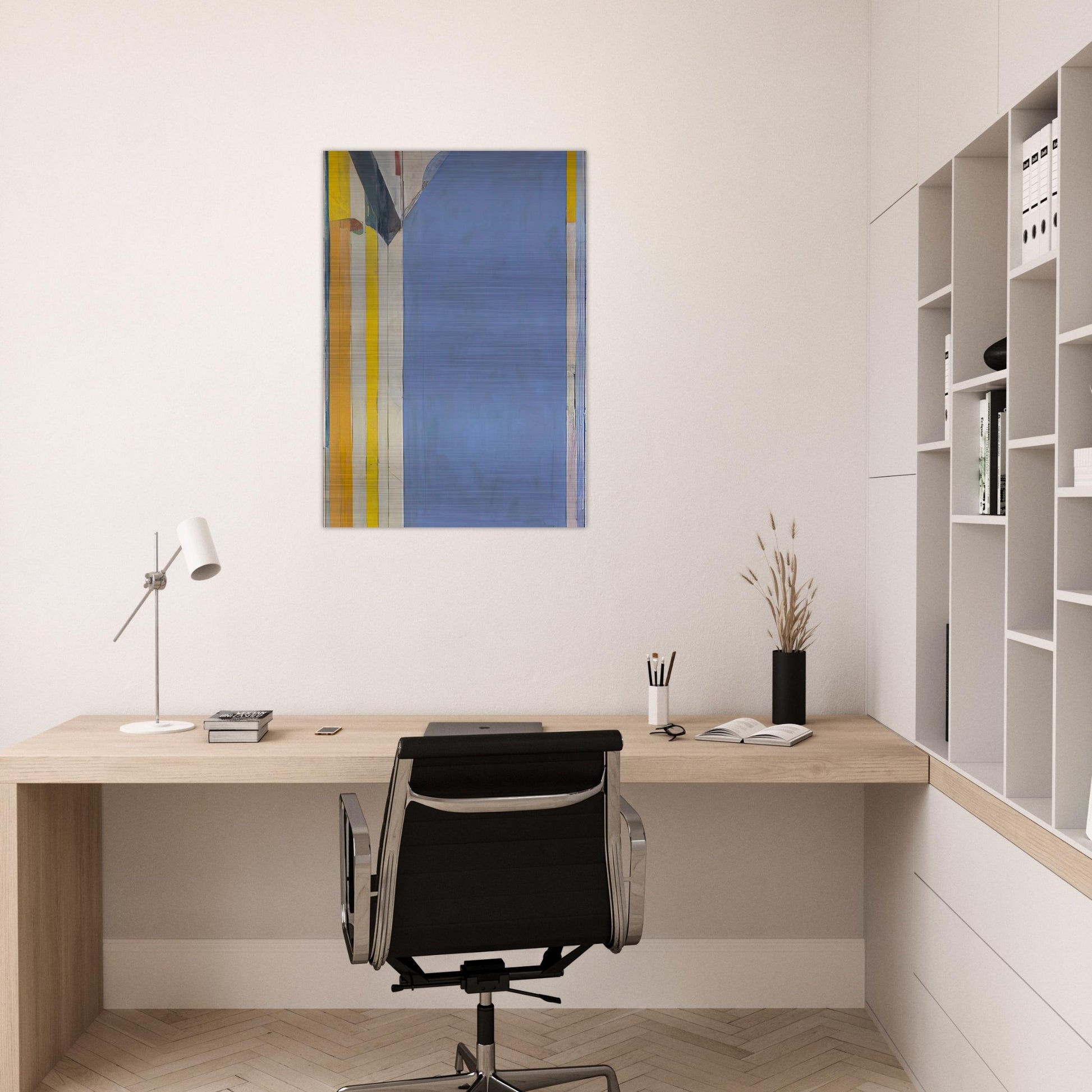 Ocean Park #139 - Richard Diebenkorn Brushed Aluminum Print - 70x100 cm / 28x40 inches | Richard Diebenkorn Aluminum Print | Richard Diebenkorn Prints