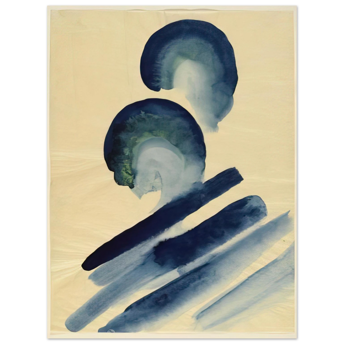 Georgia O'Keeffe - Blue-02 Fine Art Poster