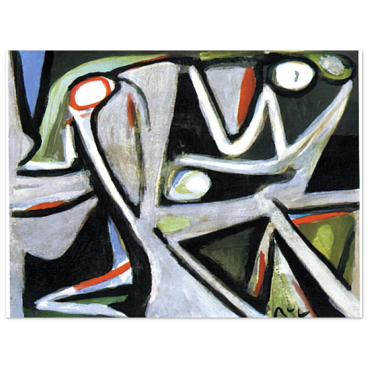 Bram van Velde - Desertique - 1981  75x100 cm / 30x40inches Fine Art Poster