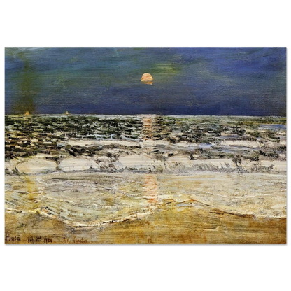 East Hampton - Childe Hassam Brushed Aluminum Print - 70x100 cm / 28x40 inches | Childe Hassam Aluminum Print | Childe Hassam Prints