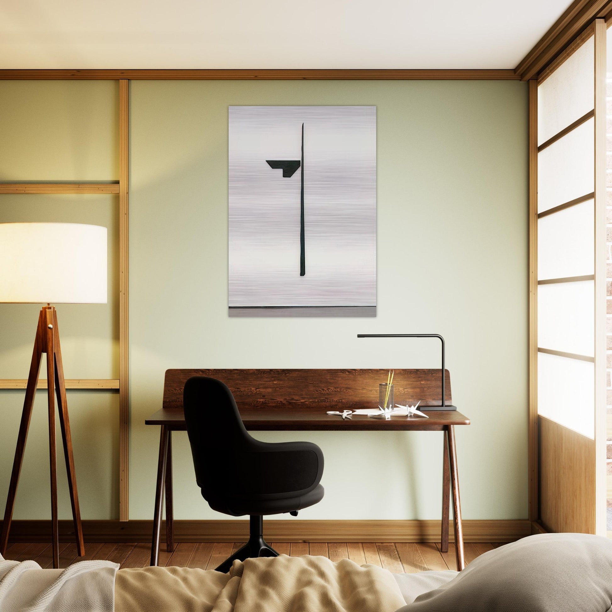 BUTTERFLY II 1969 - BLINKY PALERMO Brushed Aluminum Print - 70x100 cm / 28x40 inches | BLINKY PALERMO Aluminum Print | BLINKY PALERMO Prints