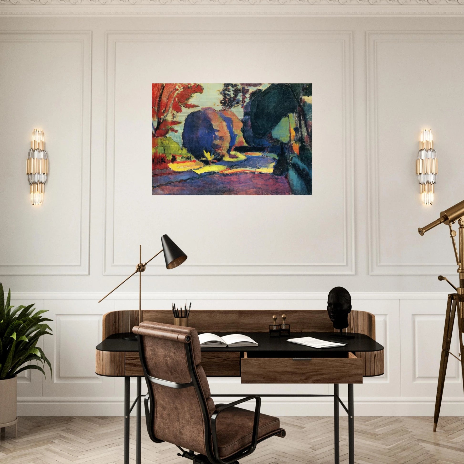 THE LUXEMBOURG GARDENS 1901 - Henri Matisse Brushed Aluminum Print - 70x100 cm / 28x40 inches | Henri Matisse Aluminum Print | Henri Matisse Prints