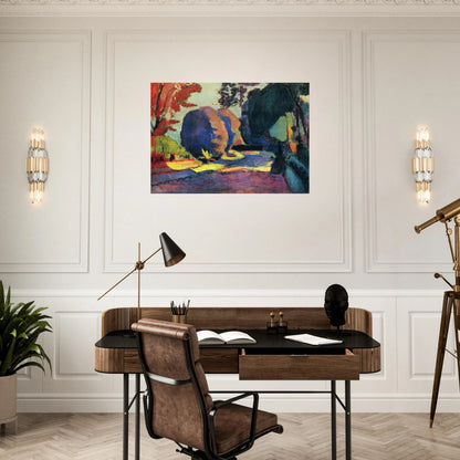 THE LUXEMBOURG GARDENS 1901 - Henri Matisse Brushed Aluminum Print - 70x100 cm / 28x40 inches | Henri Matisse Aluminum Print | Henri Matisse Prints
