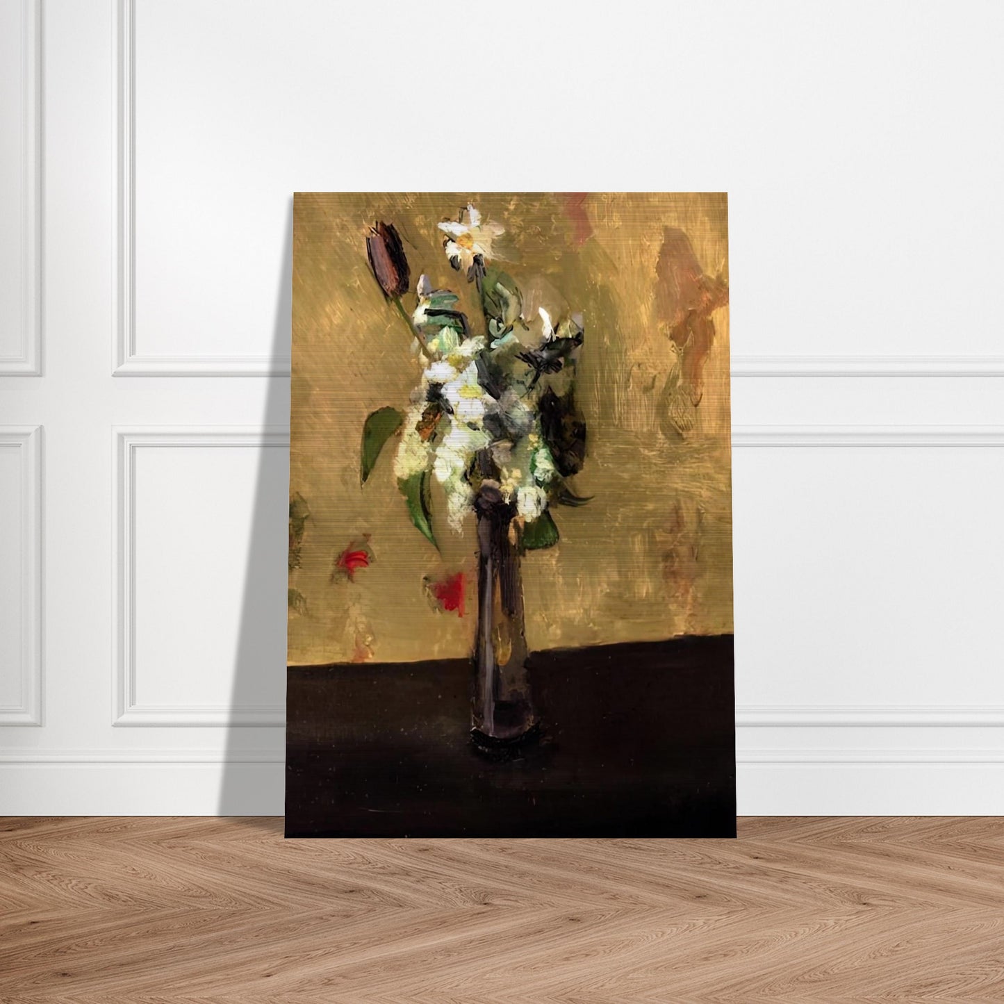 BOUQUET OF FLOWERS IN A CRYSTAL VASE 1902 - Henri Matisse Brushed Aluminum Print - 70x100 cm / 28x40 inches | Henri Matisse Aluminum Print | Henri Matisse Prints