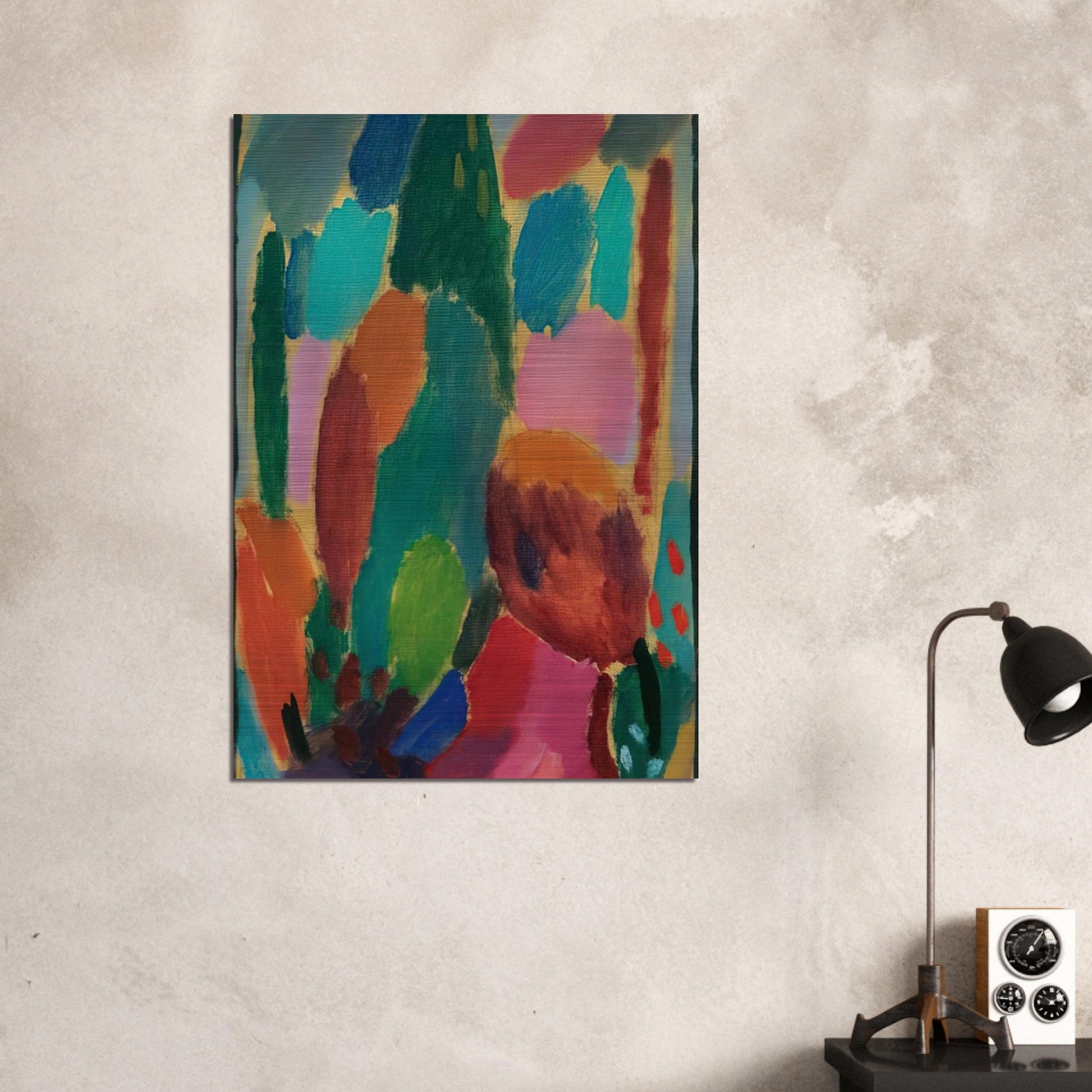 VARIATION Z RTLICHKEITEN 1917 - Alexej von Jawlensky Brushed Aluminum Print - 70x100 cm / 28x40 inches | Alexej von Jawlensky Aluminum Print | Alexej von Jawlensky Prints