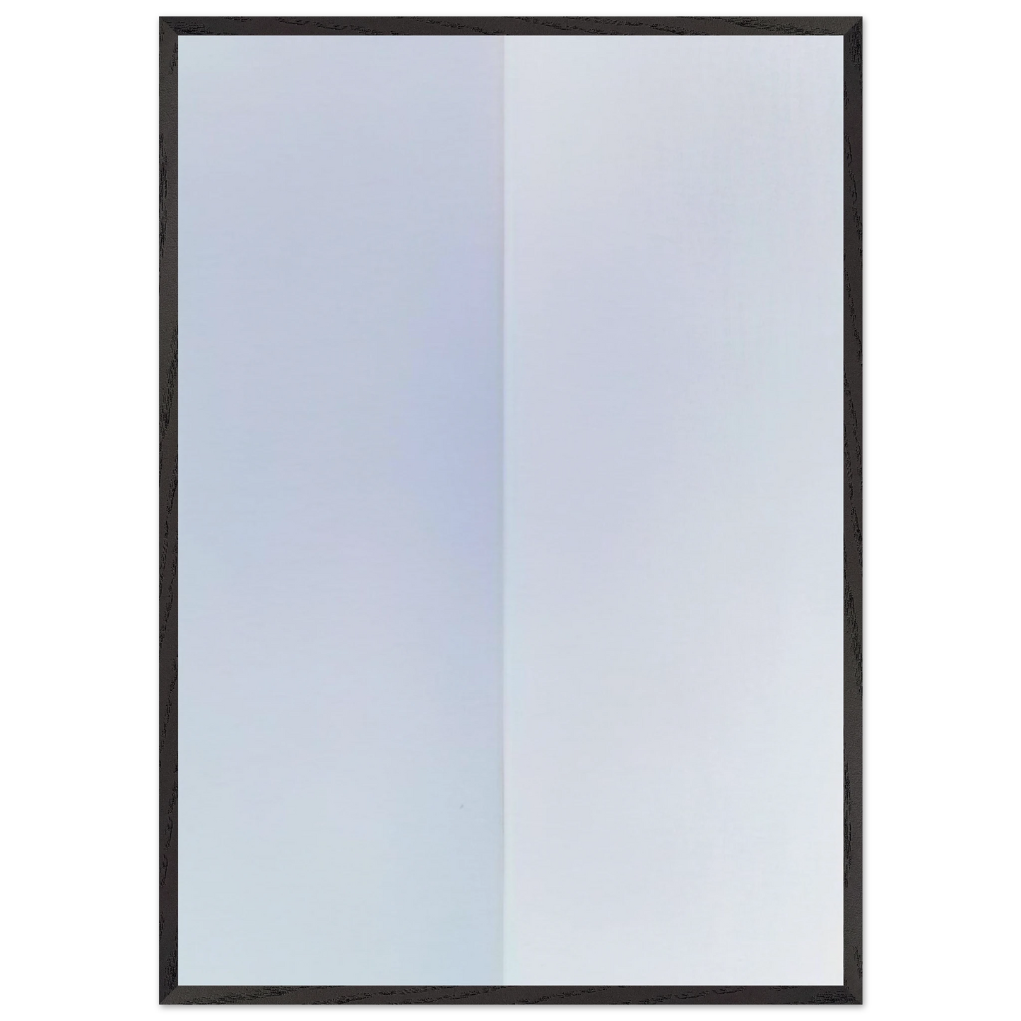 Homage to Newman II - 1979 - Gene Davis 70x100 cm / 28x40 inches Framed Art Print – Black Wooden Frame