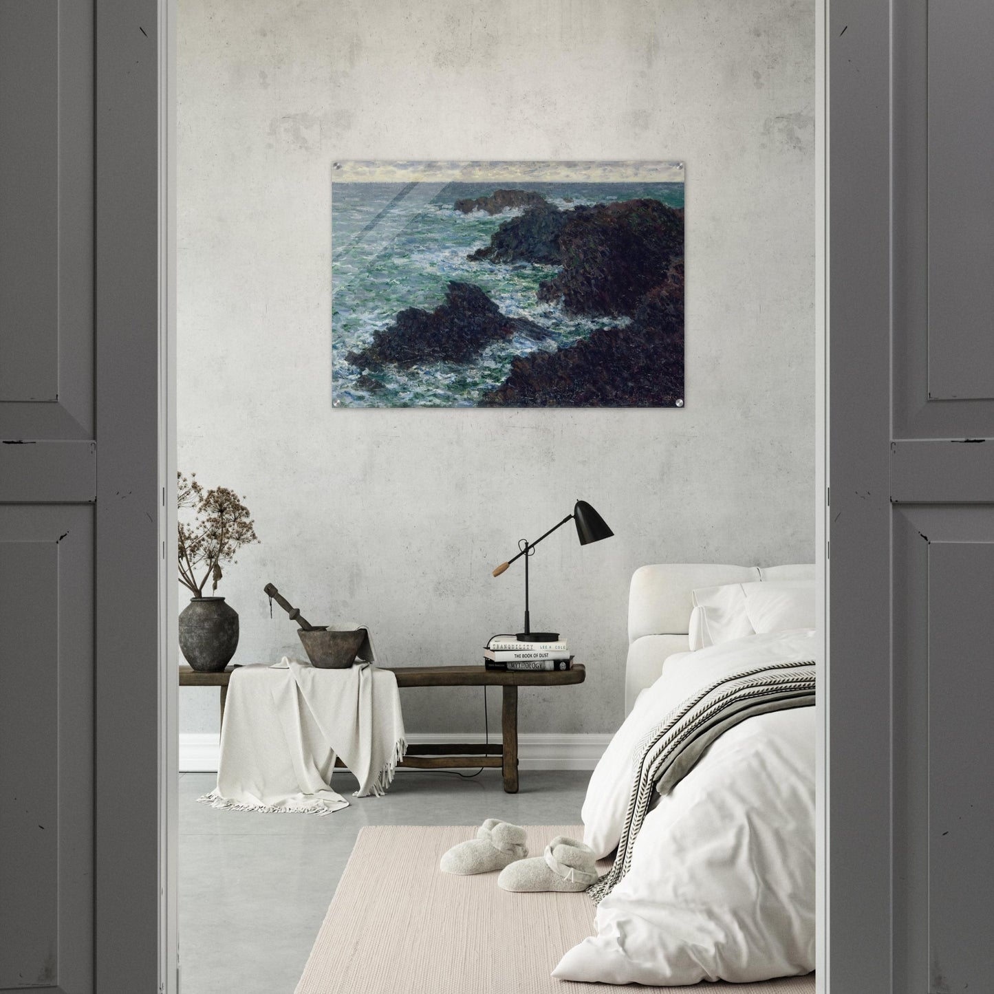 The Cote Sauvate - claude monet Acrylic Print - 70x100 cm / 28x40″ inches | claude monet Wall Art | claude monet Prints