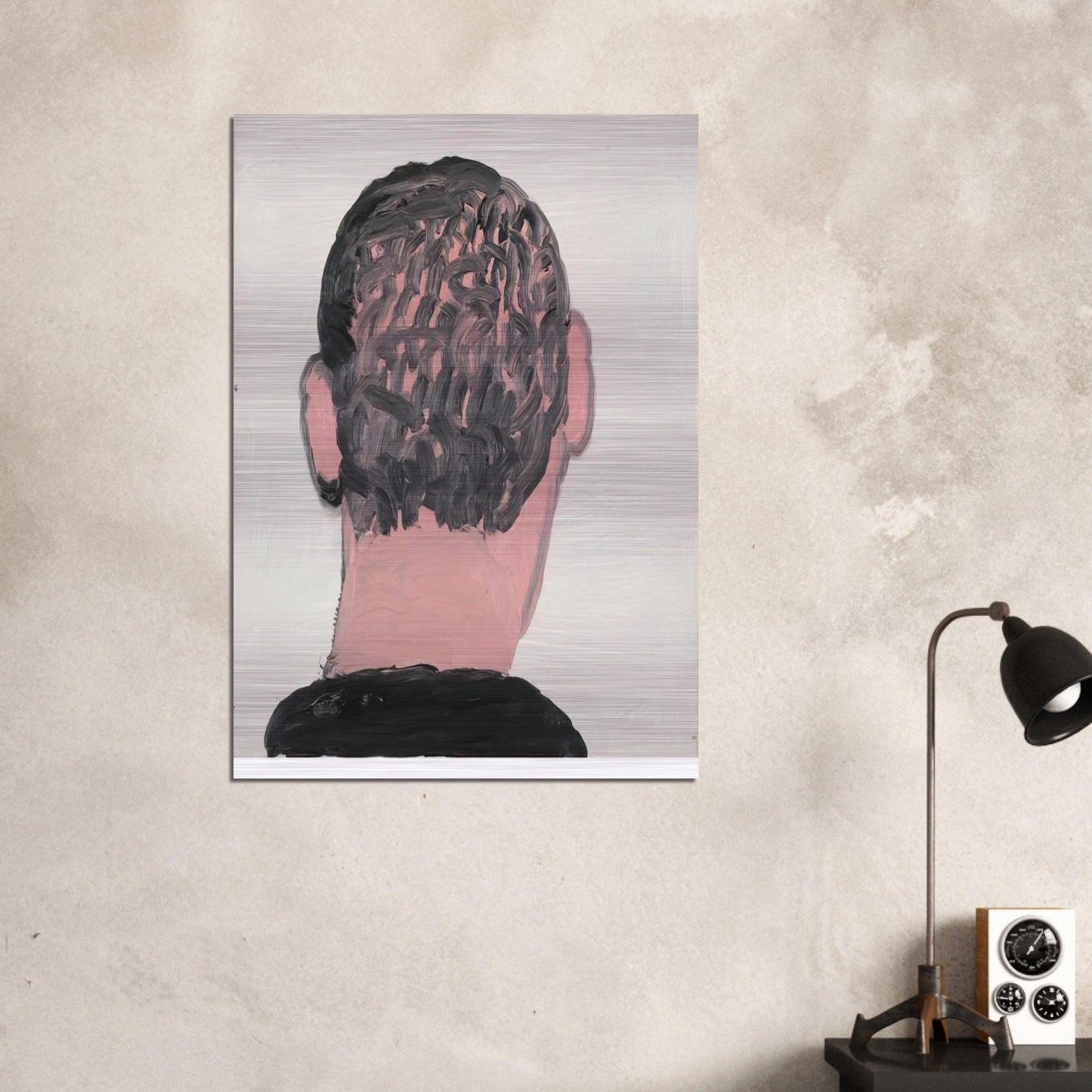 UNTITLED 7 - Philip Guston Brushed Aluminum Print - 70x100 cm / 28x40 inches | Philip Guston Aluminum Print | Philip Guston Prints