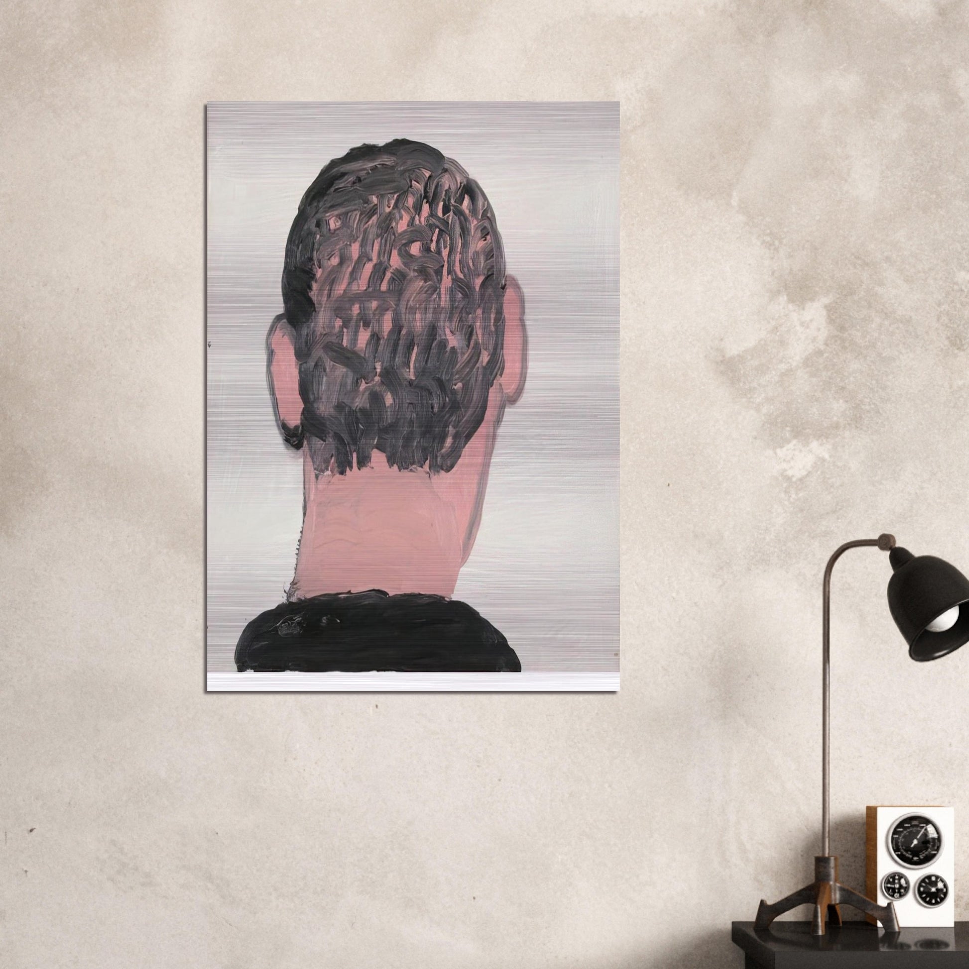 UNTITLED 7 - Philip Guston Brushed Aluminum Print - 70x100 cm / 28x40 inches | Philip Guston Aluminum Print | Philip Guston Prints