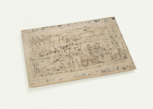 FLORA AND FAUNA 1951 By Zao Wou-Ki Pack of 10 Post Cards | Zao Wou-Ki Post Cards | A6 (10.5 x 14.8 cm) - 4.1 x 5.8 inches