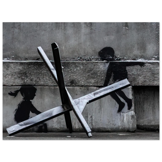 Banksy - KYIV KHRESHCHYATYK 9 2022 Fine Art Poster