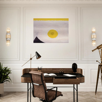 Untitled  F 60-1  - Al Held Brushed Aluminum Print - 70x100 cm / 28x40 inches | Al Held Aluminum Print | Al Held Prints