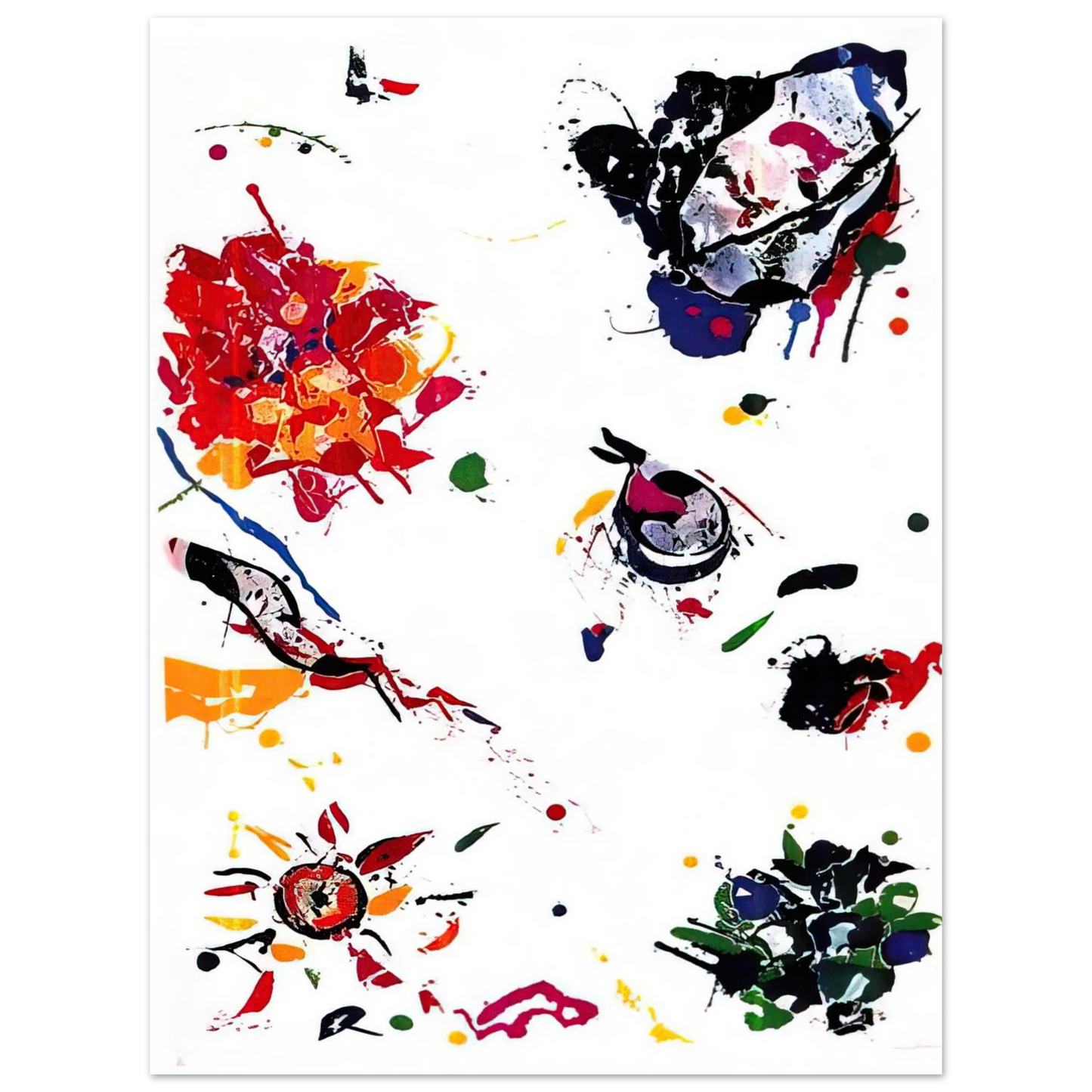 Sam Francis - Untitled  SFE-046   75x100 cm / 30x40inches Fine Art Poster