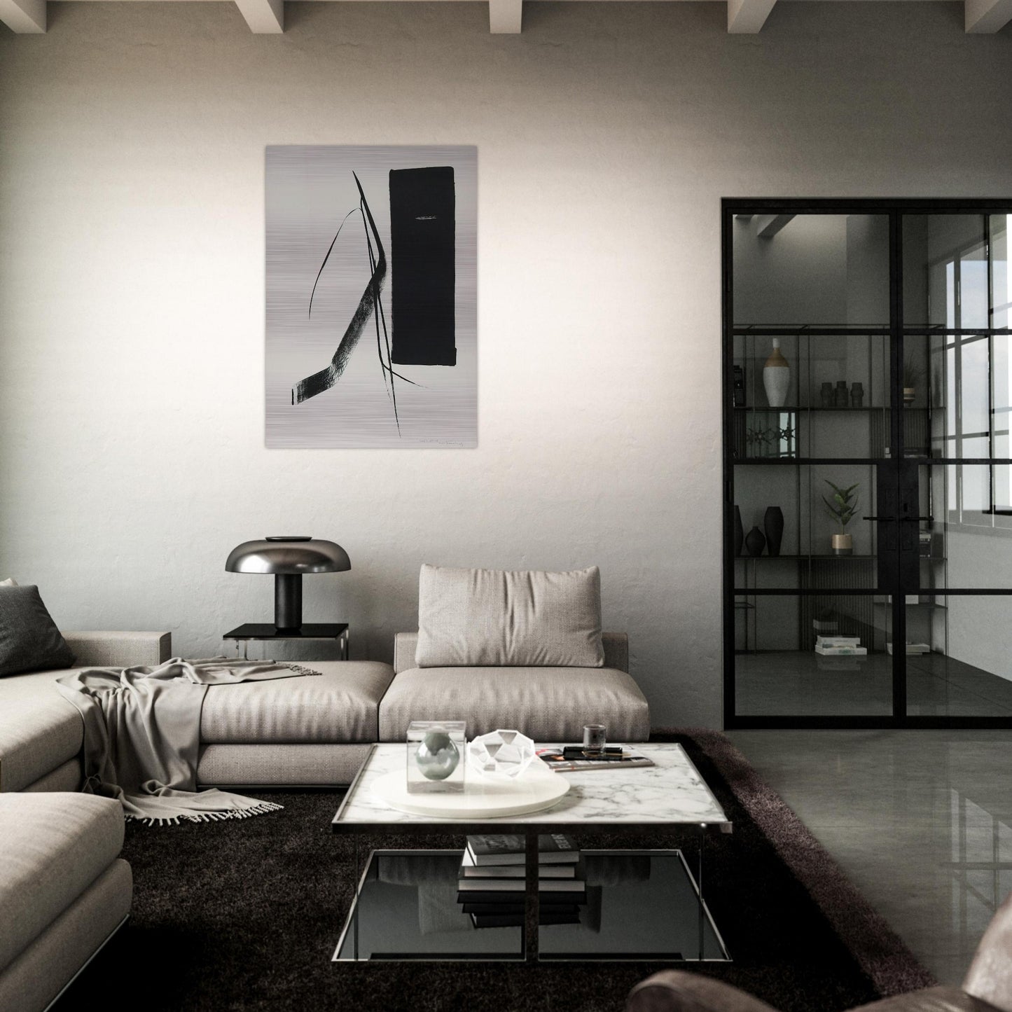 One's Native - 1984 - Toko Shinoda Brushed Aluminum Print - 70x100 cm / 28x40 inches | Toko Shinoda Aluminum Print | Toko Shinoda Prints