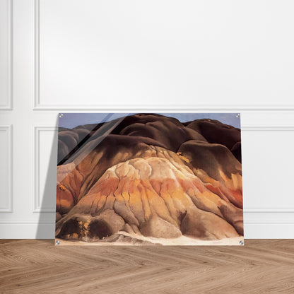 Grey Hills - Georgia O'Keeffe Acrylic Print - 70x100 cm / 28x40″ inches