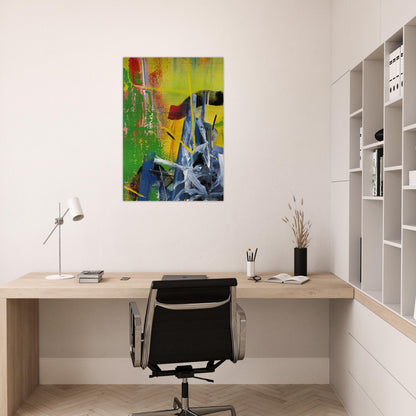 KORN - Gerhard Richter Brushed Aluminum Print - 70x100 cm / 28x40 inches | Gerhard Richter Aluminum Print | Gerhard Richter Prints