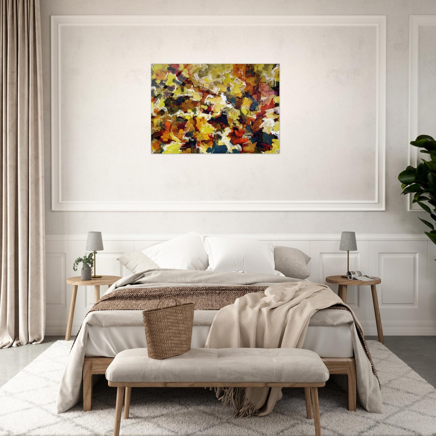 ABSTRACT EXPRESSIONIST AUTUMN SKY 1953 - Audrey Flack Acrylic Print - 70x100 cm / 28x40″ inches