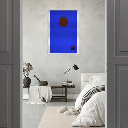 Blue Night - 1970 - Adolph Gottlieb Brushed Aluminum Print - 70x100 cm / 28x40 inches | Adolph Gottlieb Aluminum Print | Adolph Gottlieb Prints