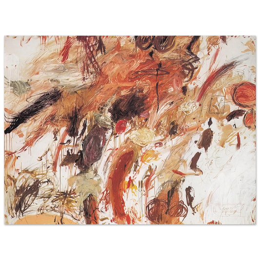 Cy Twombly - Ferragosto V  75x100 cm / 30x40inches Fine Art Poster