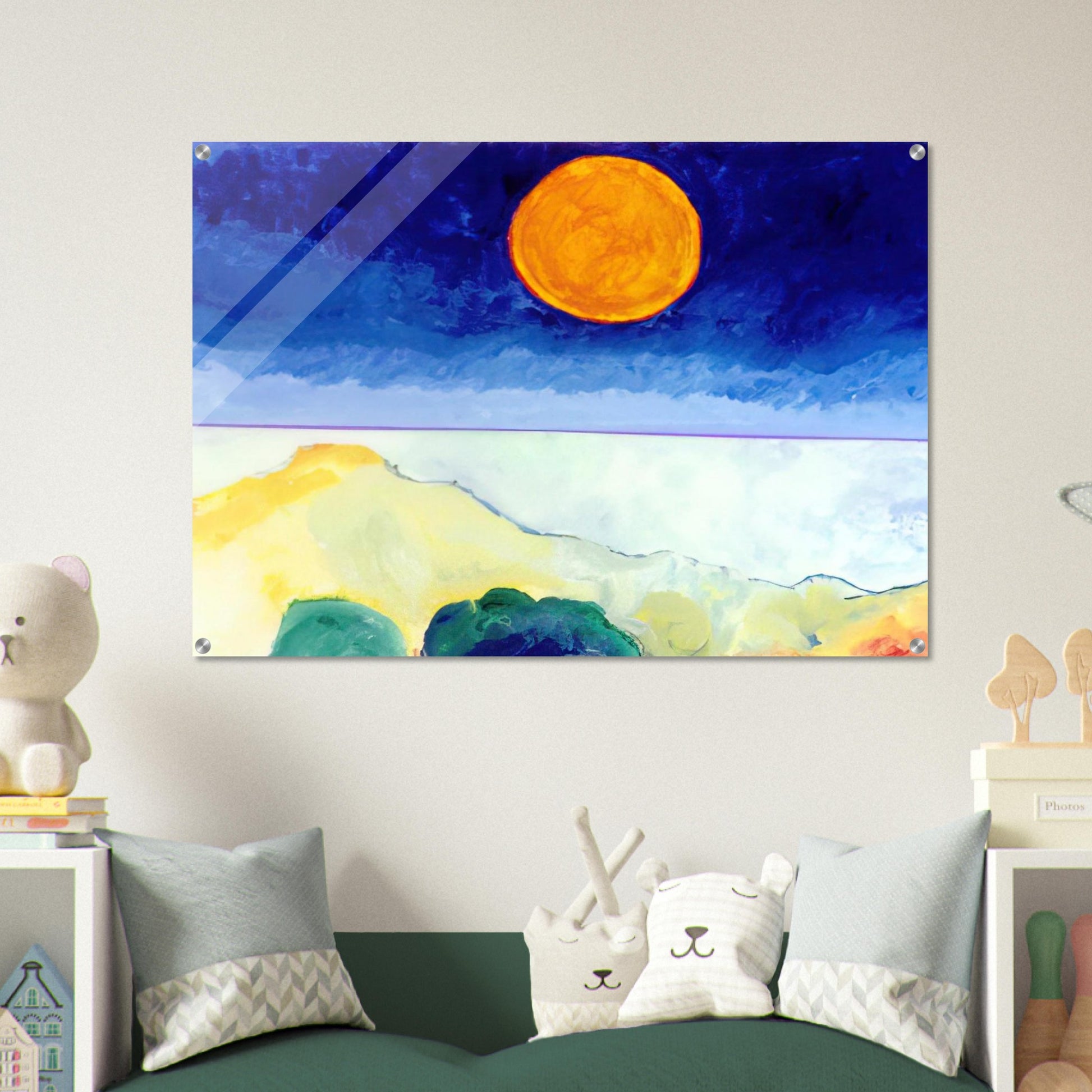 Paisagem - 2004 - Aldemir Martins Acrylic Print - 70x100 cm / 28x40″ inches