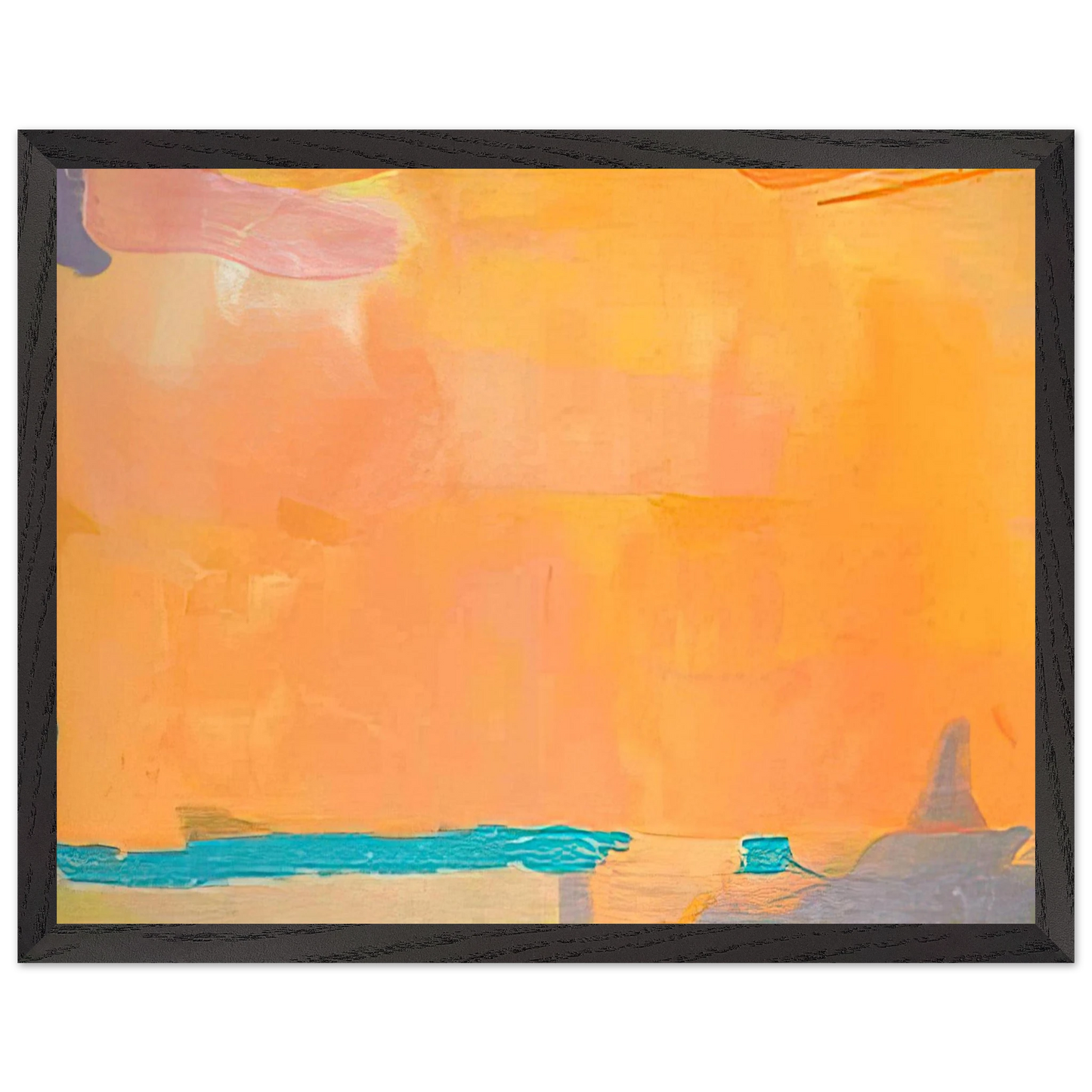 Helen Frankenthaler - Royal Fireworks - 1975 Wall art - 28x43  cm / XL (11x17 inches) - Fine Art Poster-canvas - -