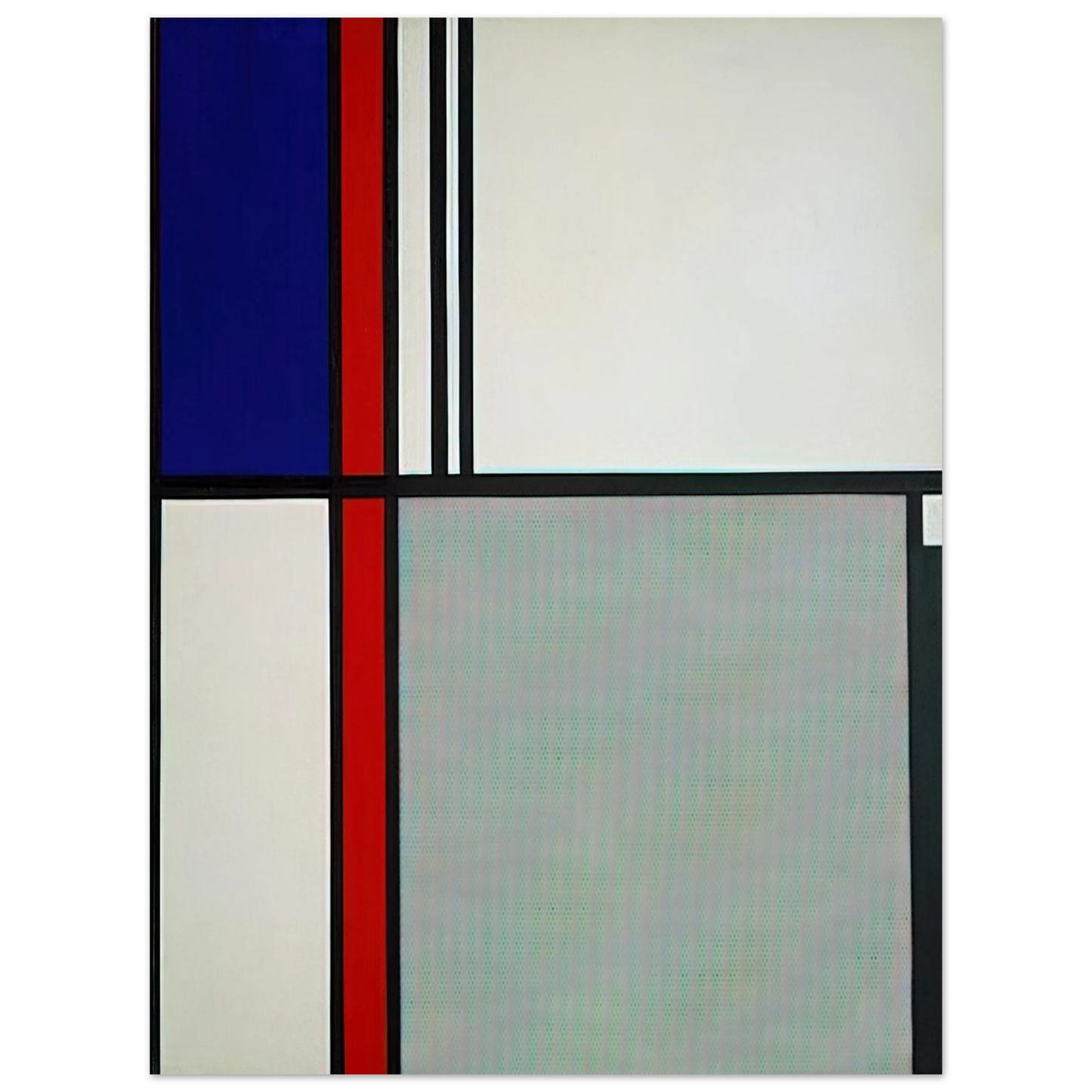 Roy Lichtenstein - NONOBJECTIVE II 1964  75x100 cm / 30x40inches Fine Art Poster