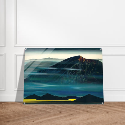 Santa Fe Trail new Serigrap - Eyvind Earle Acrylic Print - 70x100 cm / 28x40″ inches