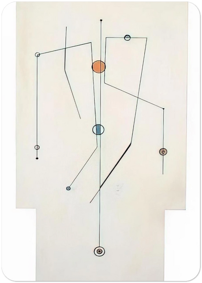 Ilke - 1951 By Carmelo Arden Quin Pack of 10 Post Cards | Carmelo Arden Quin Post Cards | A6 (10.5 x 14.8 cm) - 4.1 x 5.8 inches