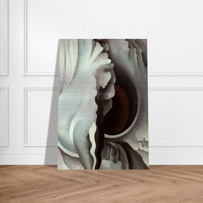Black Iris - Georgia O'Keeffe Brushed Aluminum Print - 70x100 cm / 28x40 inches | Georgia O'Keeffe Aluminum Print | Georgia O'Keeffe Prints