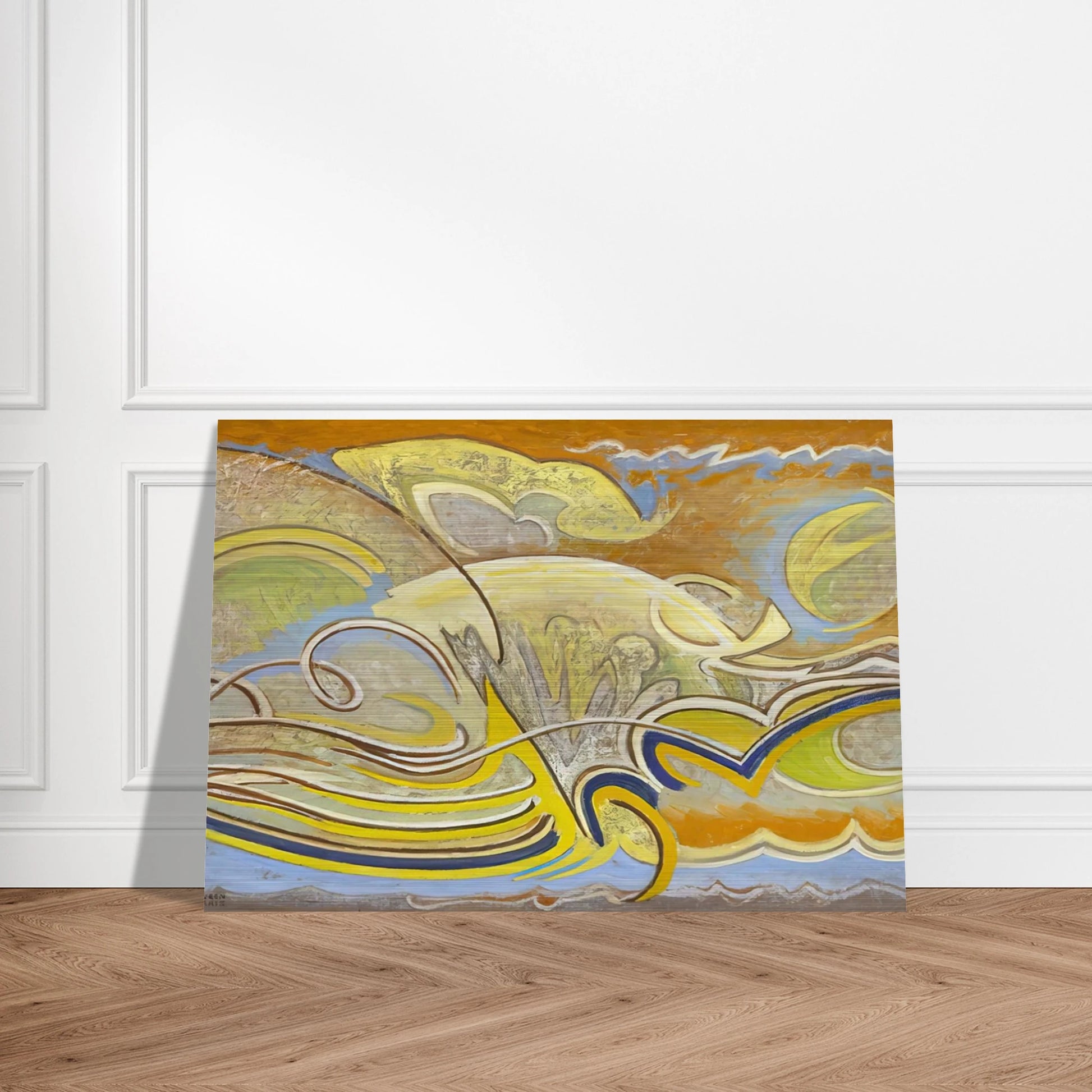 Abstraction 30 - 1955 - Lawren Harris Brushed Aluminum Print - 70x100 cm / 28x40 inches | Lawren Harris Aluminum Print | Lawren Harris Prints